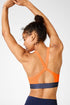 WREN SCULPTKNIT® SPORTS BRA - ORANGE FIZZ/AEGEAN